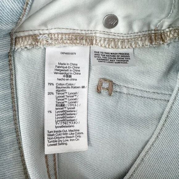 Madewell "The Mom Jean" Light Wash - Size 25 (0, 2, XS) (Like New) - Picture 8 of 9